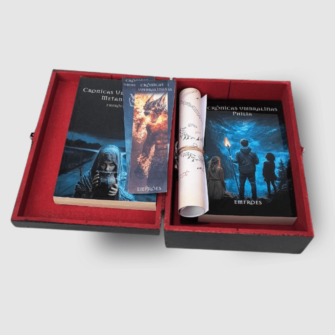 BOX Crônicas Umbralinas – Philia + Metanoia + Brindes (Vehulah Vermelha) - Imagem 2